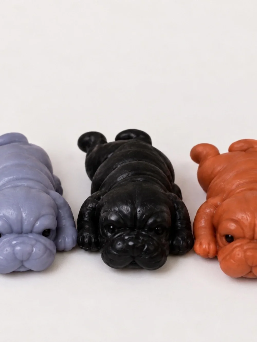 Three mini squishy puppies